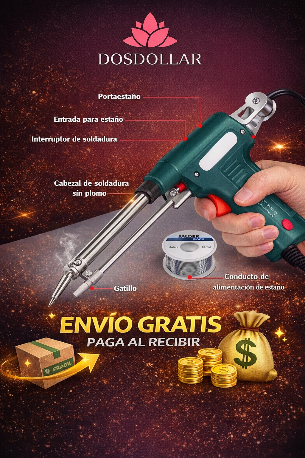 PISTOLA PARA SOLDAR