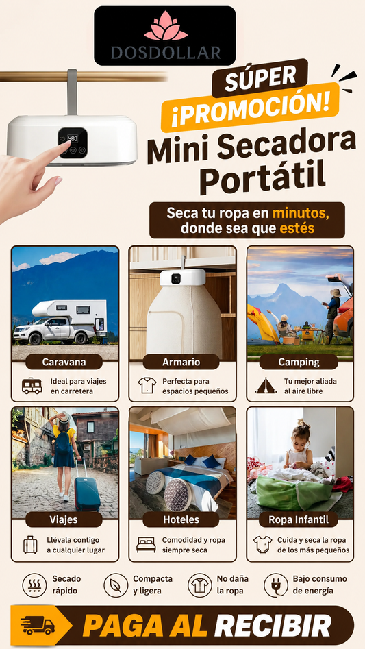 SECADORA DE ROPA PORTATIL