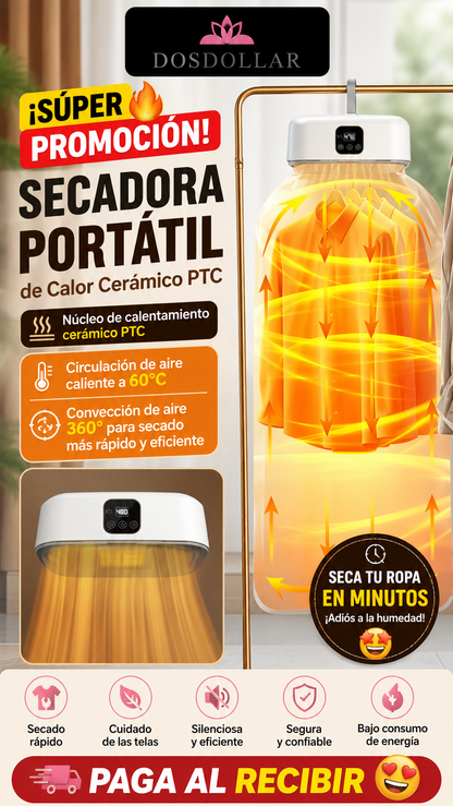 SECADORA DE ROPA PORTATIL