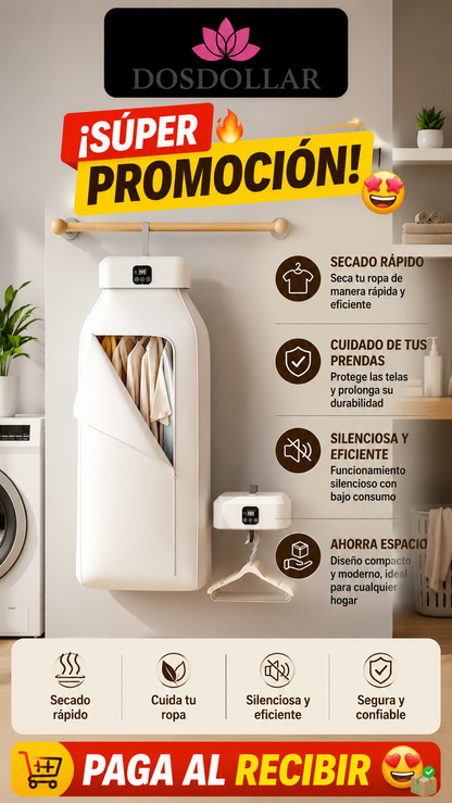 SECADORA DE ROPA PORTATIL