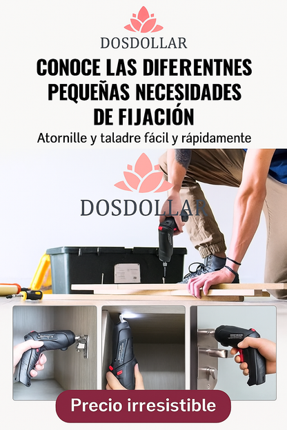 TALADRO DESTORNILLADOR INALAMBRICO