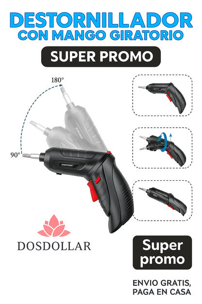 TALADRO DESTORNILLADOR INALAMBRICO