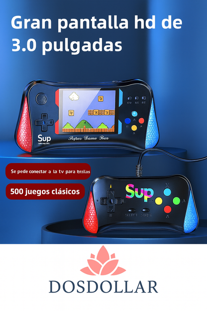 CONSOLA PORTATIL DE 500 JUEGOS