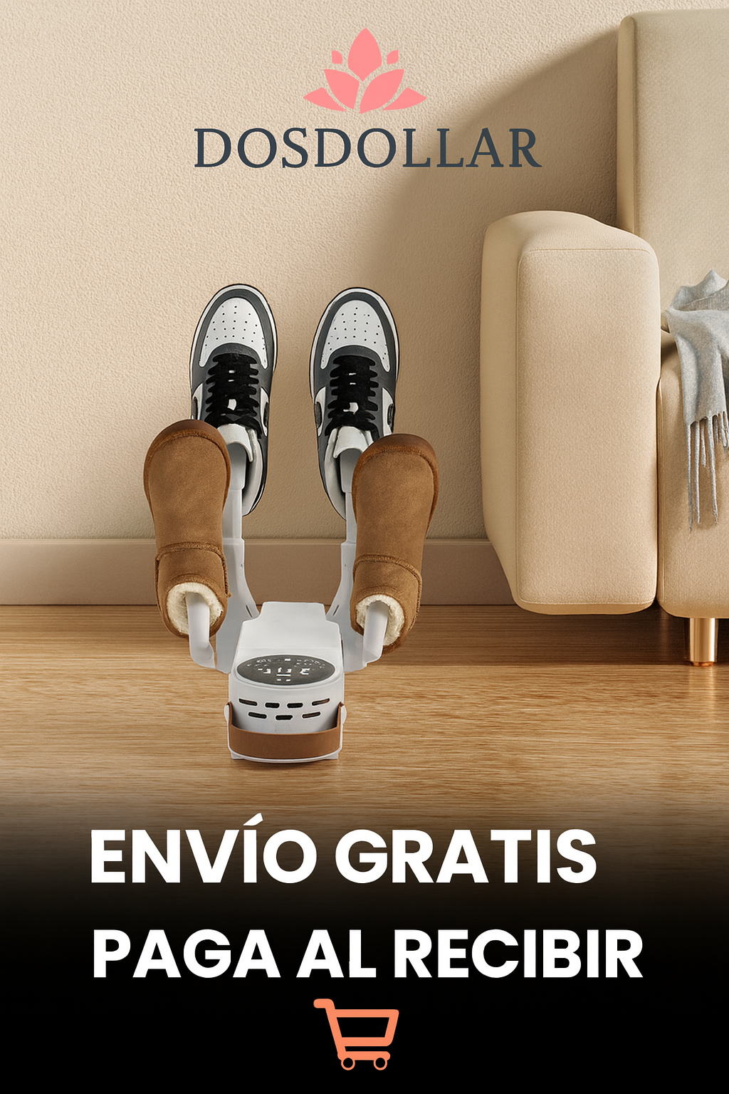 Secador De Zapatos Calentador Electrico