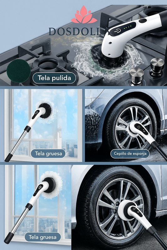 Cepillo Electrico De Limpieza 9 en 1