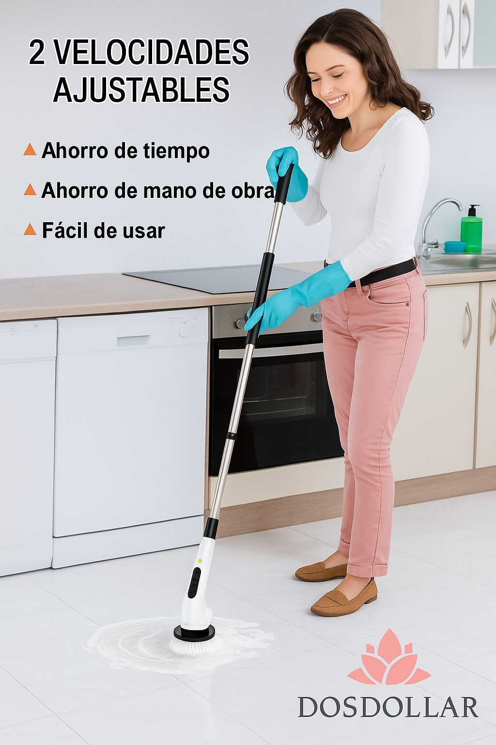 Cepillo Electrico De Limpieza 9 en 1