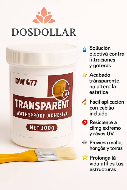 Sellador Transparente Impermeable