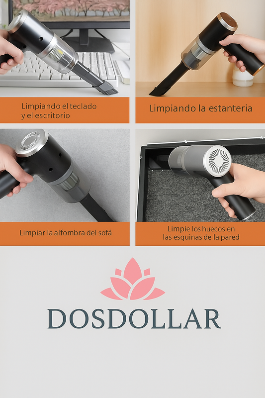 ASPIRADORA PARA COCHE 2 EN 1