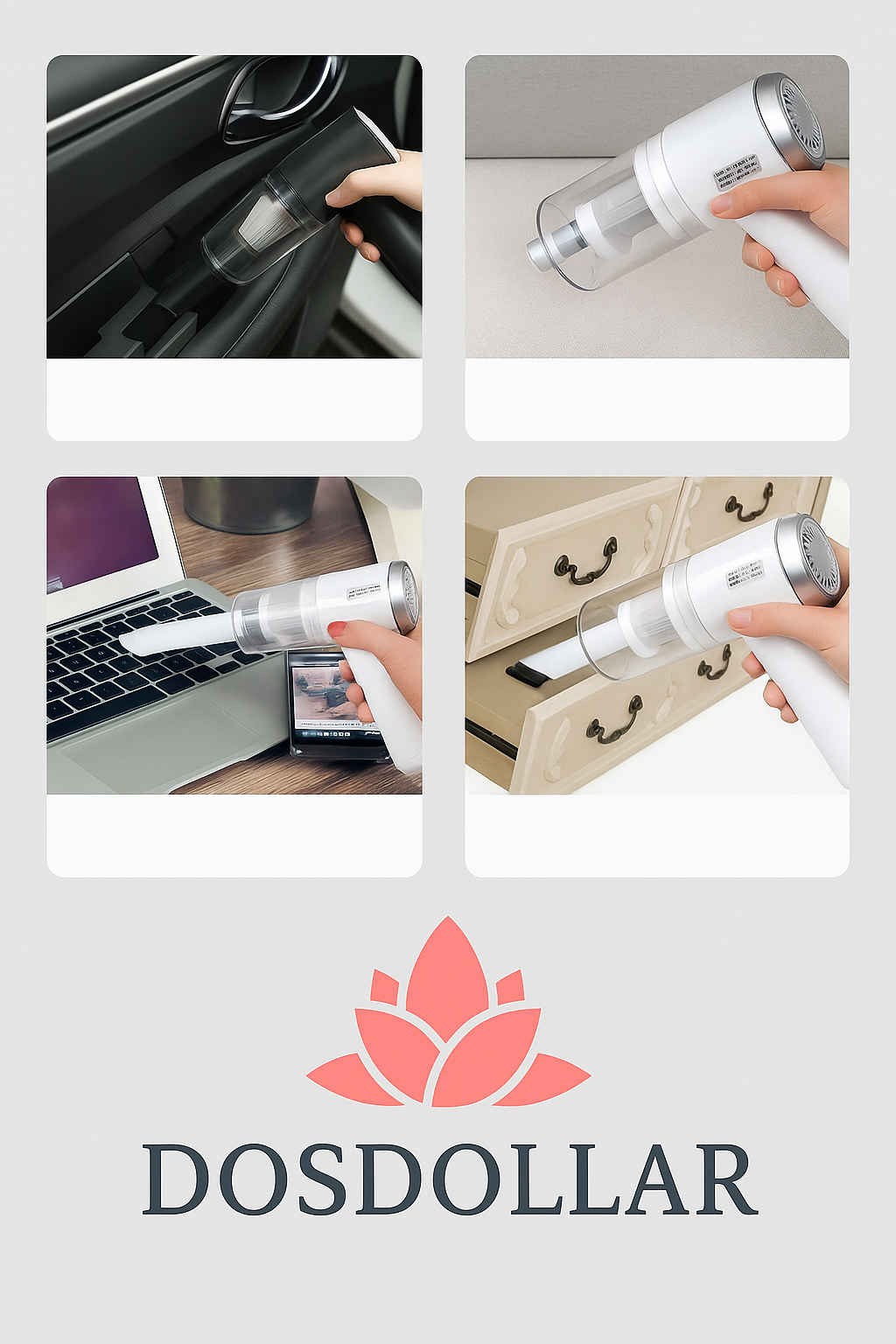 ASPIRADORA PARA COCHE 2 EN 1