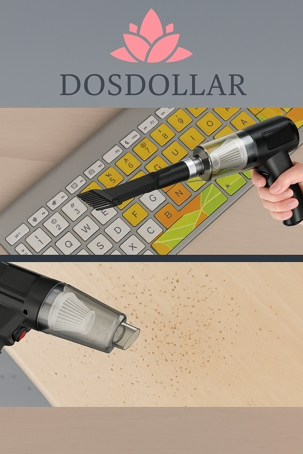 ASPIRADORA PARA COCHE 2 EN 1