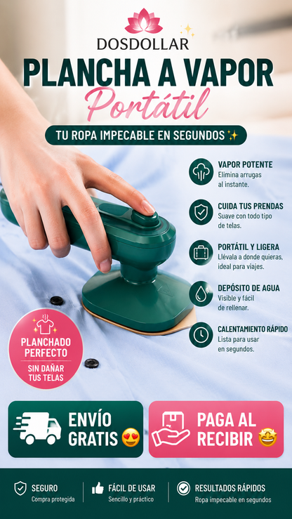 Plancha a vapor portatil