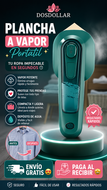Plancha a vapor portatil