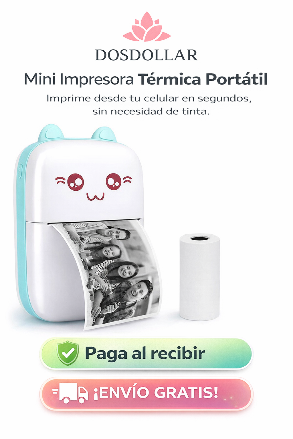 Mini impresora termica bluetooth